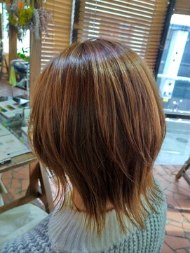 ロッソバイアルター 鎌取(ROSSO by aL-ter) イメチェン/ハッシュカット/フルバング/REDブラウン/鎌取/石橋