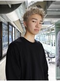 ホワイトベージュスパイキーショート