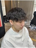 ツイストスパイラルパーマ/メンズカット/波巻きパーマ/札幌/大通
