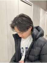 メレ 仙台(Mele)&nbsp;MEN'S HAIR/カルマパーマ/マッシュパーマウルフアッシュブラック