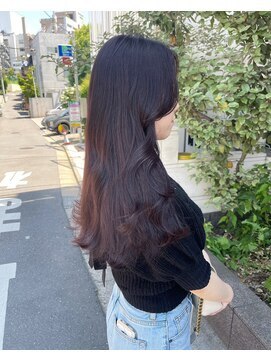 ガリカ 渋谷(Gallica) 【mami】大人フェミニンロング/ラベンダーグレー/ブリーチなし