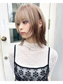 ことりベージュミルクティベージュシースルーカラー大人可愛い