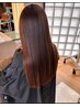似合わせカット＋髪質改善ストレート＋クイックトリートメント＋ケアプロ