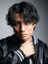 インフィニス 恵比寿(Infinis) 波巻きスパイラルパーマ センターパート