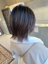 リンダテーラ(Linda tela)&nbsp;【札幌白石】ピンクベージュ/ダブルカラー/ウルフカット