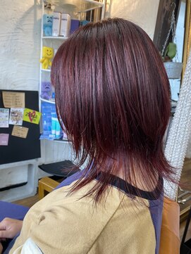 シャラ美容室 ウルフカット