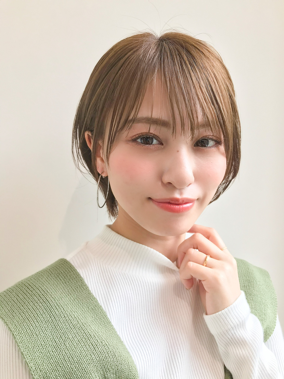 ♪顔型診断ショート骨格補正似合わせショートカット上手い錦糸町