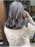 【松本咲花】ブリーチなしダブルカラー初カラーオリーブカーキ