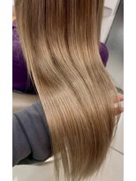スタイル 横浜(STYLE)&nbsp;ベージュブロンドロングエクステ８０本/横浜エクステ/長さだし