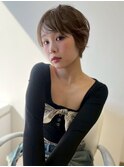 大人の耳かけミニボブ*切りっぱなしボブ*ショートボブカット