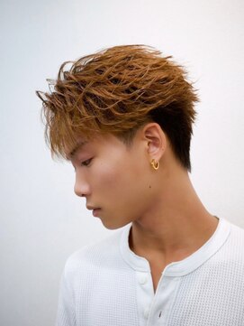 レグノバイグランツ 天神大名店(REGNO by GLANZ) フェザーショート/フェザーパーマ/波巻きパーマ/メンズカラー