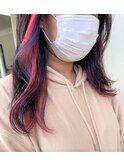 インナーカラー/アクセサリーカラー/ユニコーンカラー/個性的