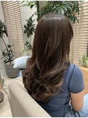 コテ巻き風パーマ　韓国ヘア