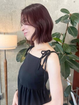 ノエ(noe) くびれヘア/アプリコットオレンジ/ハイライトカラー/栄h113