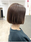 【レディース・大名】大人ナチュラル×内巻きボブ×時短ヘア