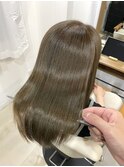 【髪質改善カラー】オリーブベージュ