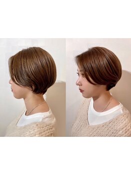 ショートのお客様年間1000名以上施術◇圧倒的なカット技術で360度どこから見ても洗練されたスタイルが叶う