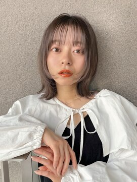 ガーデン 渋谷(GARDEN) 小顔大人ボブ暗めカラーミディアムデザインカラー