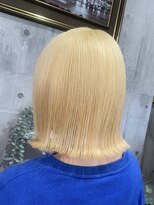 ディアーバイラポールヘア(Dear by RAPPORT HAIR)&nbsp;ブロンド×外ハネボブ