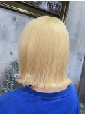 ブロンド×外ハネボブ