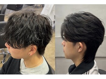 シエリー(CIELY)の写真/【22時まで営業】再現性が高いパーマスタイル◎乾かすだけで自然に仕上がるので、毎朝のセットも楽に。