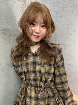 アロ 大阪梅田(alo) 【momoa】ブラウンベージュ《ブリーチ/大阪梅田/ベージュ》