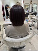 白髪ぼかしハイライト縮毛矯正ダブルカラー髪質改善30代40代50代