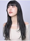 ロング×ストレート×暗髪