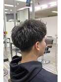 テーパーフェード×メンズショート