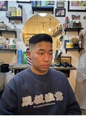メンズ/メンズカット/フェザーアップ/短髪