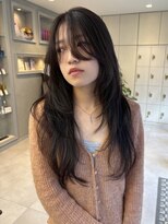 シエル バイ ケンジ 登戸 生田(CIEL by KENJE) 生田ハッシュカット/韓国レイヤーロング