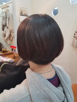 ヘアサロン グランツ(Hair Salon Glanz)の写真/「酸熱トリートメント」で髪質改善!クセやうねりでお悩みの方も、思わず触りたくなるようなサラ艶髪に♪