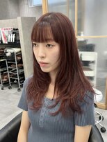 ヘアサロン ドットプラス 町田店(dot. plus) ワンホンレイヤー/ミルクティーブロンド/ダークブルー/町田