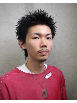 オーシャントーキョー ホワイト 原宿(OCEAN TOKYO WHITE) スパイキーショートベリーショート短髪アップバングフェード