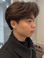 ニコトウキョウ 新宿(nico TOKYO)&nbsp;刈り上げセンターパートテーパーフェードカットニュアンスパーマ