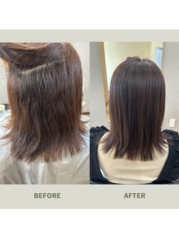 スーフル(souffle)の写真/《2026年4月NEWOPEN》希少!BIKAKU取扱い◎柔らかい質感と自然な仕上がりで美しい髪に♪[苫小牧/駐車場あり]