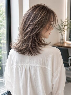 モアナ ルア バイ ヘッドライト 平塚店(Moana Lua by HEADLIGHT) Moana【平塚】#ミディアムレイヤー#ハイライト#韓国風