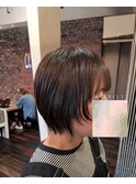 顔周りレイヤー×大人くびれショート