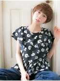 マッシュショートスタイルで大人可愛い☆