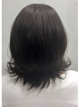 クアトログランシュ 水戸店(QUATRO×GranCieux) 大人 かわいいミディアム レイヤー★QUATRO★