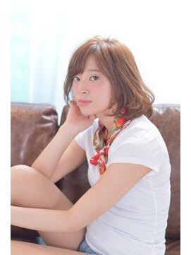 ヴァンクシー バイ ルナ(VANKCY by Luna) 【neolive plus】ナチュラルストカールボブ#ひし形シルエット