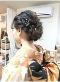 振り袖とロング着物ヘアアレンジ【ヘアアレンジ　立川/立川南】