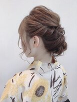 ヘアーアンドスパ フェリーチェ ミチ 野田屋町店(HAIR&SPA felice MICHI)&nbsp;浴衣アレンジ