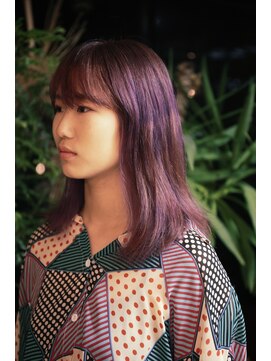 ゴエン ヘアーデザイン(goen hair design) ダブルカラー パープル