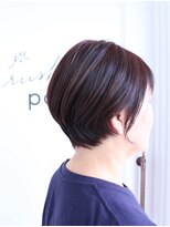 ラッシュ ポエ(rush po'e)&nbsp;コンパクトボブカット×ルビオナオーガニックカラー《八尾店》