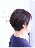 コンパクトボブカット×ルビオナオーガニックカラー《八尾店》