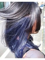 エイト 三軒茶屋店(EIGHT)&nbsp;EIGHT 三軒茶屋　インナーカラーネイビー