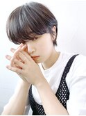 コンパクトショート_ハイライトカラーオリーブカラー_37757