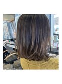 【札幌平岡 デザインカラー(バレイヤージュ)】 藤原有貴