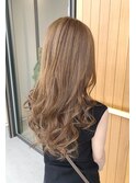 ミルクティーアッシュベージュ◇ハイライトで透明感をプラス